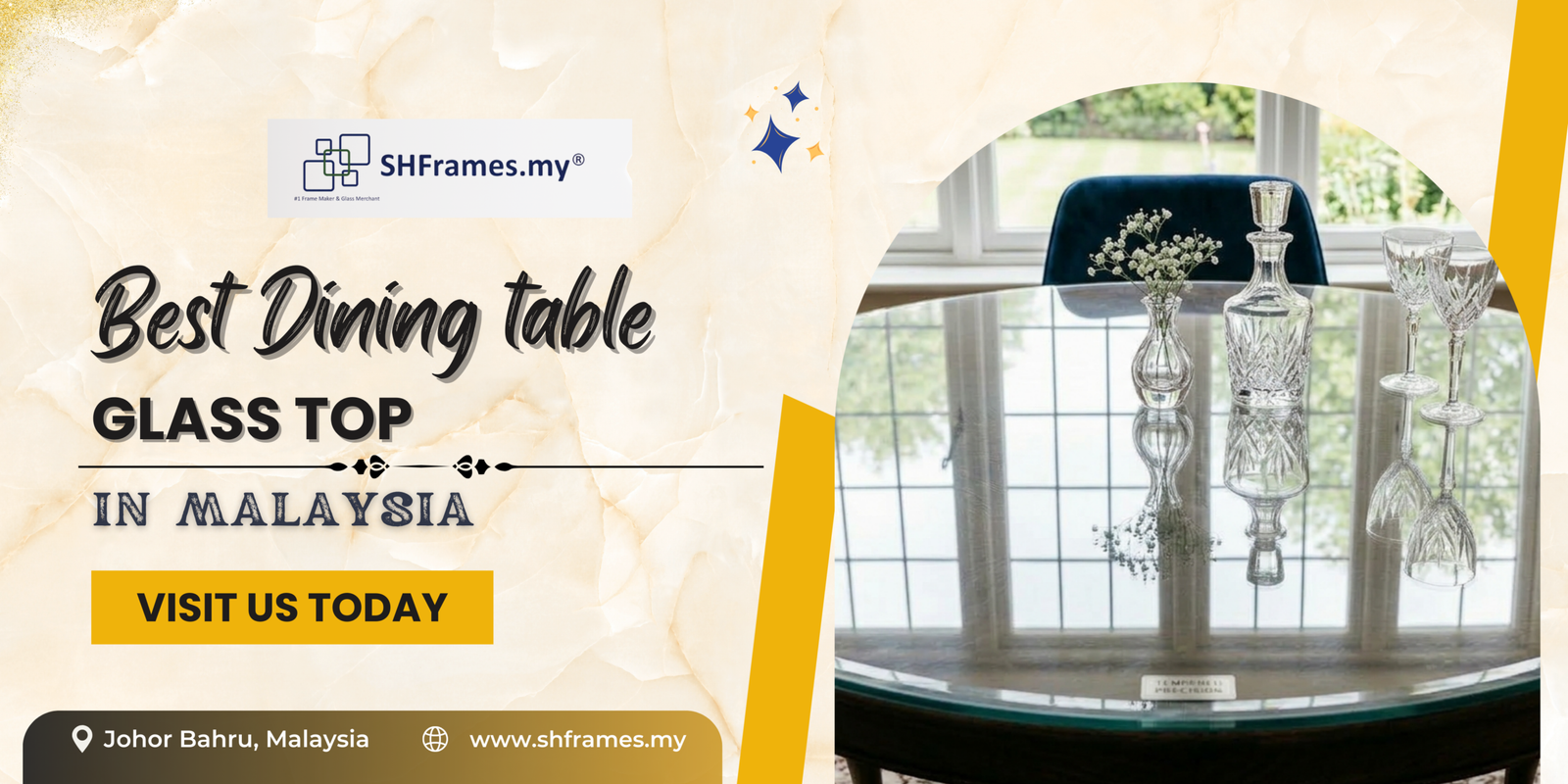 Best Dining Table Glass Top Malaysia: The Complete Guide to Custom, Tempered & Protective Glass for Your Dining Table best-dining-table-glass-top-malaysia-shframes