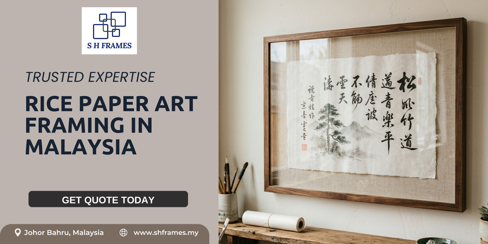 best-rice-paper-art-framing-malaysia-shframes
