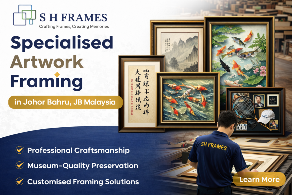 specialized art work framing in johor bahru jb malaysia