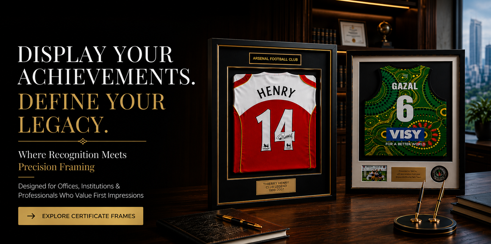 sh frames certificate framing best